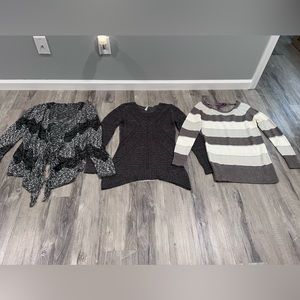 3 Sweaters from Vanity size small